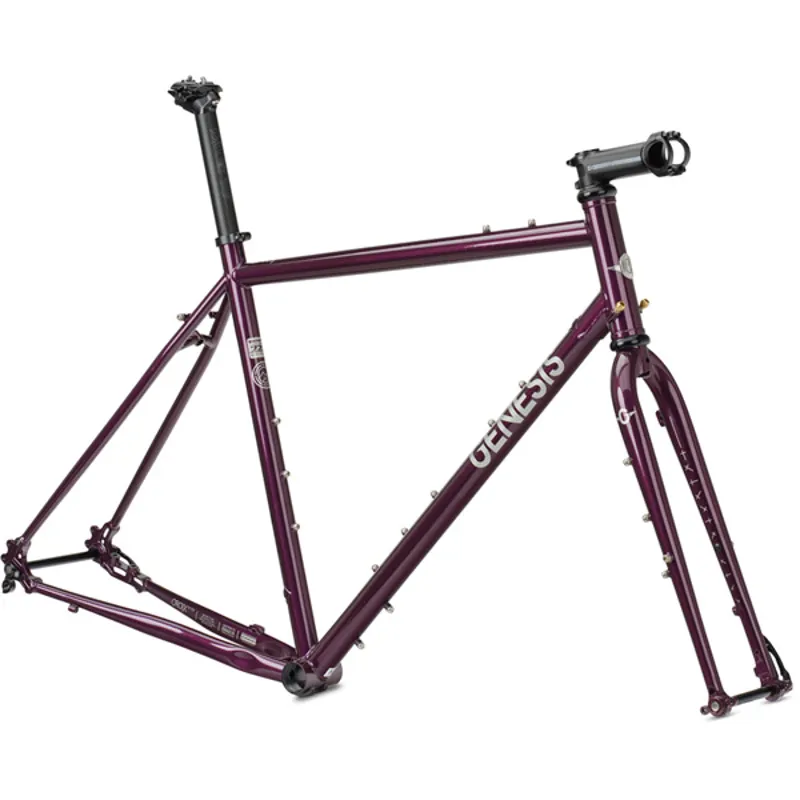 Genesis Croix De Fer 12/12 725 Gravel / Adventure Frameset - Purple-1